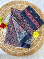 Lakhani ajarakh cotton surat ka saree